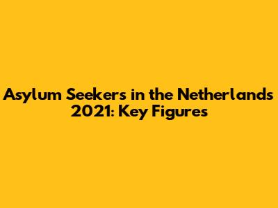 Asylum Seekers in the Netherlands 2021: Key Figures