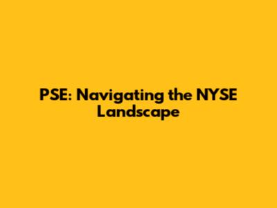 PSE: Navigating the NYSE Landscape