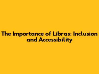 The Importance of Libras: Inclusion and Accessibility
